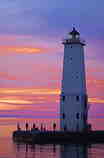 Sunset over Frankfort Light: A-101