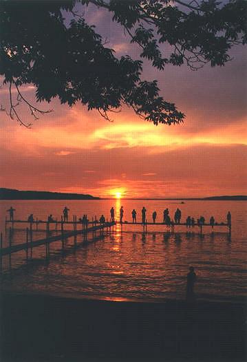 Crystal Lake Sunset: B-128