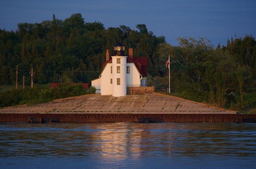 Evening at Pt. Betsie Light: G-223