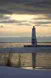 Frankfort Light on a Winter Day: J-556