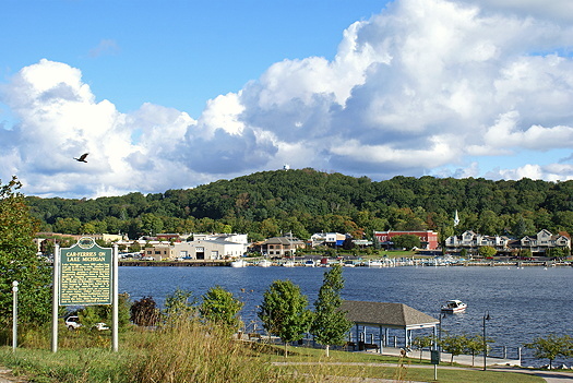 Frankfort View from Elberta: P-354