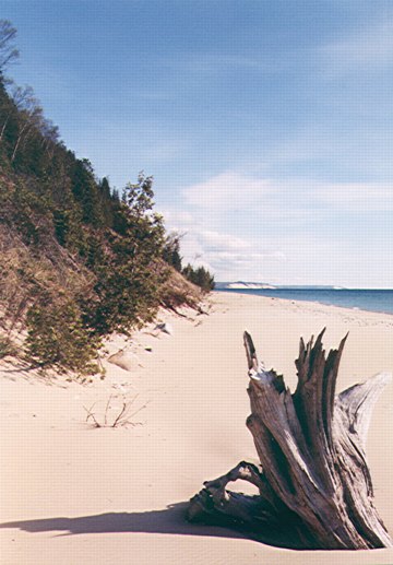 Lake Michigan north of Frankfort: S-404